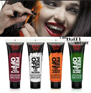 Fright Fest Peel Off Halloween Makeup